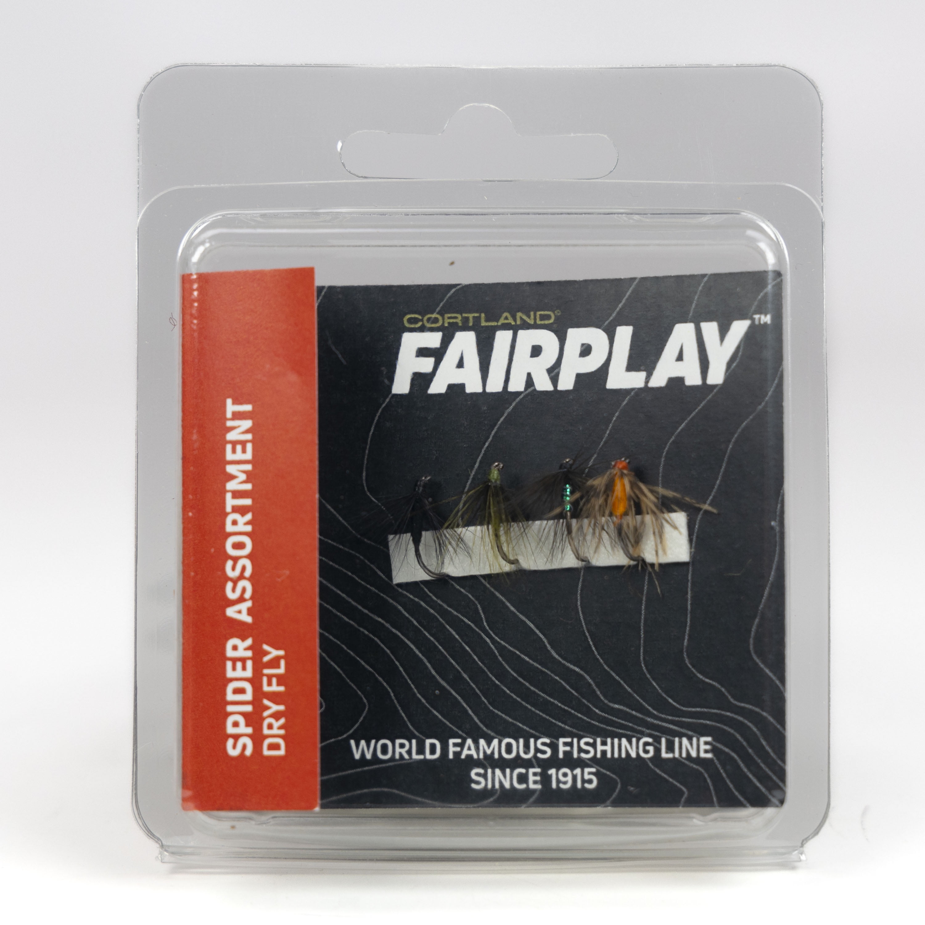 Cortland Fairplay Spider Assortment 4 Pack