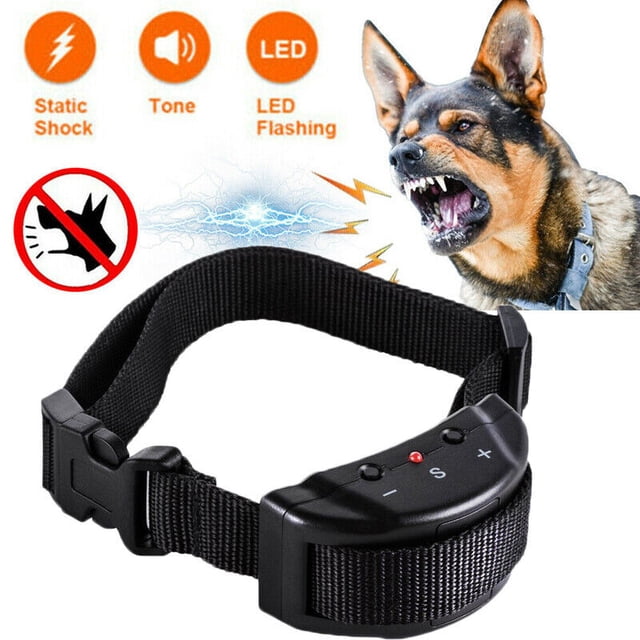 Electric Shock Anti Bark Dog E-Collar Stop Barking Pet Training Collar Control