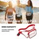 thumbnail image 4 of Bolsa De Hombro Bolsa de mensajero de PVC, bolsa de cinturón transparente portátil para deportes al aire libre (rojo) Ndcxsfigh Para Estrenar, 4 of 5