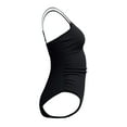 thumbnail image 3 of Speedo Women's Endurance+ Solid Shirred One Piece Swimsuit Plus Size - Anthracite, Size: 24, 3 of 4