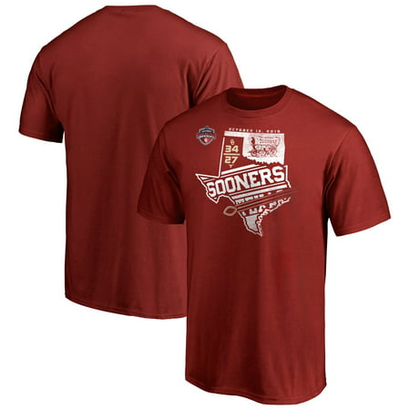 Oklahoma Sooners vs. Texas Longhorns Fanatics Branded 2019 Football Score T-Shirt -