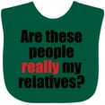 thumbnail image 3 of Inktastic Really My Relatives? Boys or Girls Baby Bib, 3 of 4