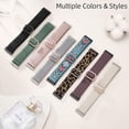thumbnail image 4 of REQO 15 Pack Elastic Bands Compatible with Fitbit Sense & Versa Bands, Comfortable Nylon Solo Loop Replacement Strap for Women & Men, 4 of 8