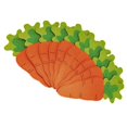 thumbnail image 1 of Fabric Easter Utensil Holder Bags with Carrot Design for Storage 10Pcs Set, 1 of 4