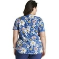 thumbnail image 5 of Cherokee Prints Women Medical Scrubs Top V-Neck Print CK637, 5 of 5