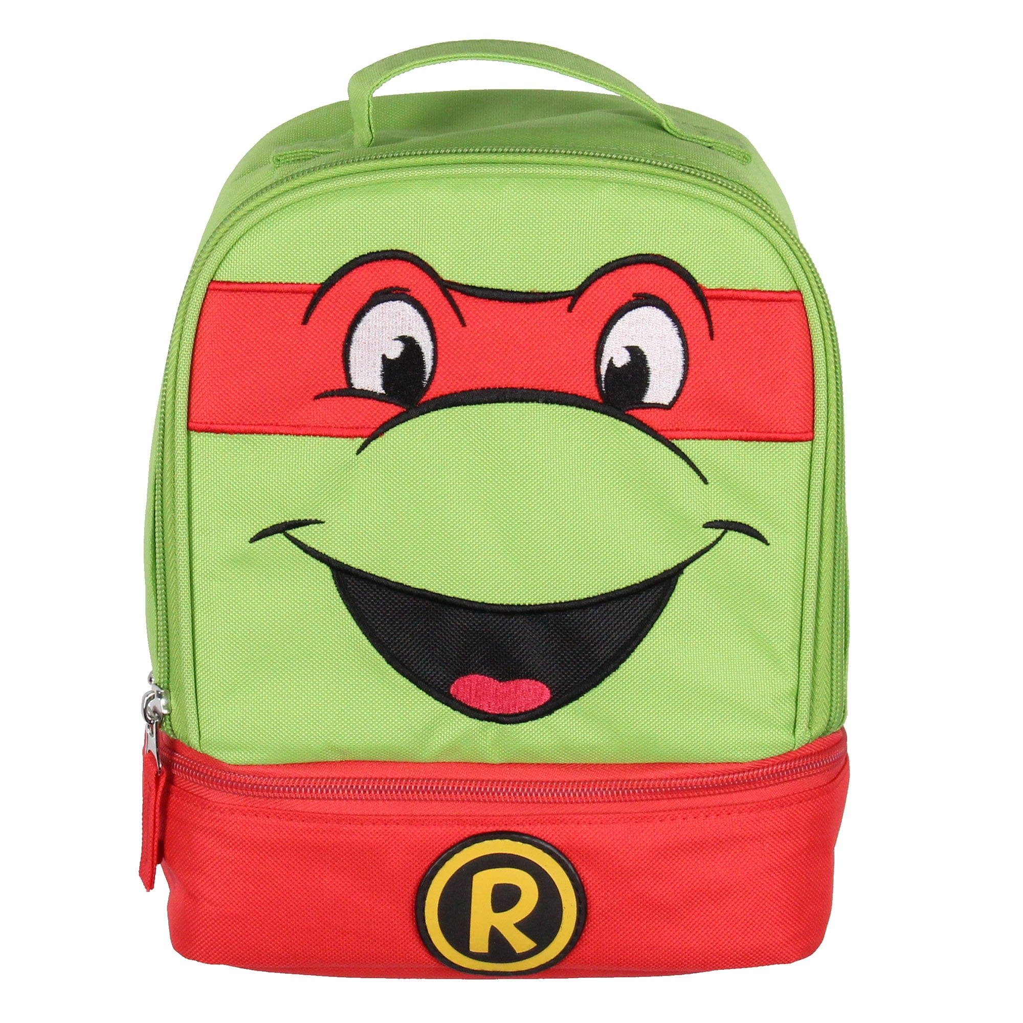Teenage Mutant Ninja Turtles TMNT All Turtles Dual Compartment Lunch Box (Raphael) 9"