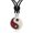 Red, variant on 's The Sun and Moon Yin Yang Necklace Pendants Pewter Silver