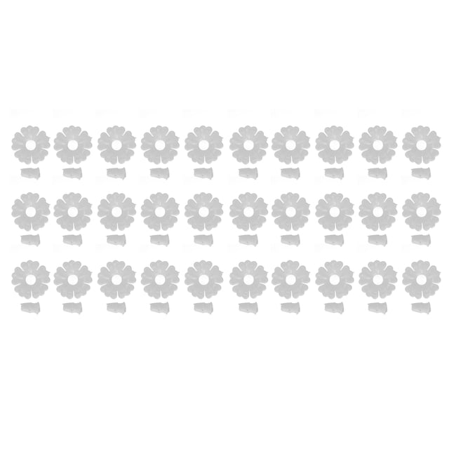 Hummingbird Feeder Flowers, 30 Set Alimentation Colibri Alimentation Port Remplacement Jardin Accessoires Construits pour la Précision
