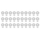 thumbnail image 1 of Juego de 30 comederos para colibríes, flores, puertos de alimentación para pájaros colgantes, piezas de repuesto, suministros de jardín, color blanco, 1 of 14