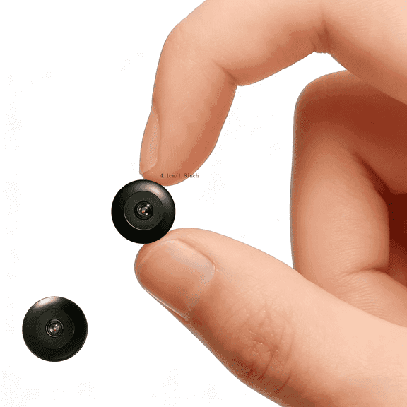 Only 0.9 inch Hidden Camera with Audio/Video, Mini Spy Camera for Home Security, Night Vision Motion Detection Wireless Nanny Cam