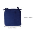thumbnail image 2 of OULII 4pcs Beach Chair Cushion Dark Blue Polyester Comfort For Home Owners Garden, 2 of 8