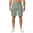 thumbnail image 4 of Men's Hiking Cargo Shorts Outdoor Travel Shorts for Men with Multi Pocket for Fishing Camping Casual Golf Greygreen 32, 4 of 6