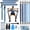 40-180 lbs-Light Blue-Premium Fabric, variant on 40-180LBS Pilates Bar Set with 6 Resistance Bands (20/30/40Lbs) for Home Gym Workouts, Suitable for Full-Body Fitness And Yoga for Both Men And Women