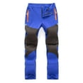 thumbnail image 2 of HAOTAGS Boys & Girls Lightweight Hiking Pants(5-15Y), Waterproof Windproof & Quick-Dry Zip-Off Shorts Blue 6 Years, 2 of 5