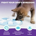 thumbnail image 2 of Outward Hound by Nina Ottosson Puppy Smart Treat Puzzle Enrichment Toy, Level 1 Beginner, Blue, 2 of 8