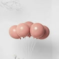 thumbnail image 5 of Efavormart 25 Pack | 10" Dusty Rose Double Stuffed Prepacked Latex Balloons, 5 of 10