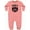 Mauve, variant on Funny Beard Baby Grow-daddy's Little Beard Puller Funny Baby Fleece Romper