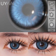 thumbnail image 1 of UYAAI 1 par de lentes de contacto de color para ojos Lentes con dioptrías Lentes de miopía Lentes de contacto verdes Lentes azules Lentes de Halloween, 1 of 5