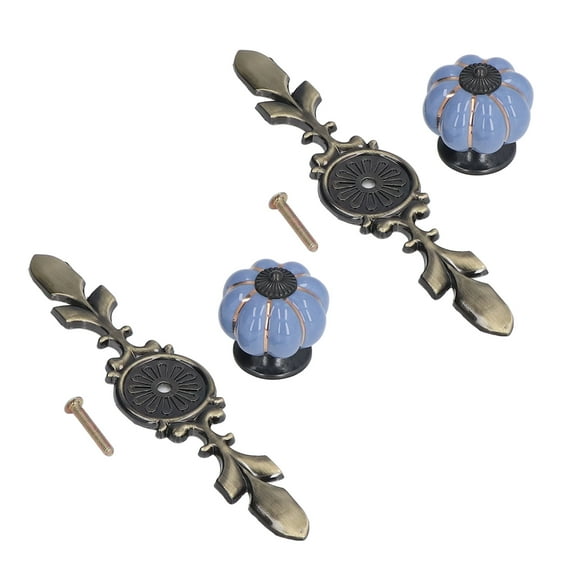 Ceramic Handles,2pcs/set Hand Painted Pumpkin Ceramic Cupboard Door Knobs Ceramic Knobs Maximized Efficiency