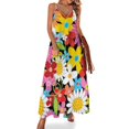 thumbnail image 1 of Jardín de flores de primavera con un caprichoso poder ? fatfatin Vestido sin mangas Vestido de verano para mujer Vestidos de fiesta Vestido de fiesta de lujo para mujer, 1 of 7