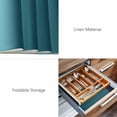 thumbnail image 6 of Placemats Set of 6, Turquoise Yellow Ombre Woven Placemat, Linen Place Mats for Kitchen/Dining Tables, Farmhouse Modern Gradient Art Washable Table Mats for Party, 6 of 8