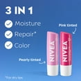 thumbnail image 4 of NIVEA Pearly and Pink Lip Care, Tinted Lip Balm Set, 0.17 oz Stick, Multi Pack of 2, 4 of 13