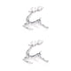 thumbnail image 1 of Inteprter 12pcs Metal Elk Napkin Rings Home Banquet Tableware Wedding Restaurant Interesting Ornament Napkins Buckles Part Hotel Type1 NO1, 1 of 6