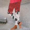 thumbnail image 4 of QATAINLAV Womens Fashion Print Christmas Leggings Fall Winter Festive Party Outfit Holiday Loungewear, 4 of 5