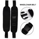 thumbnail image 4 of ZHAOCHENG Cinturón de seguridad para silla de ruedas - Cinturón de seguridad ajustable negro - Adecuado para personas mayores - Talla única, 4 of 5