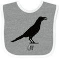 thumbnail image 3 of Inktastic Country Crow Caw. Silhouette Boys or Girls Baby Bib, 3 of 4