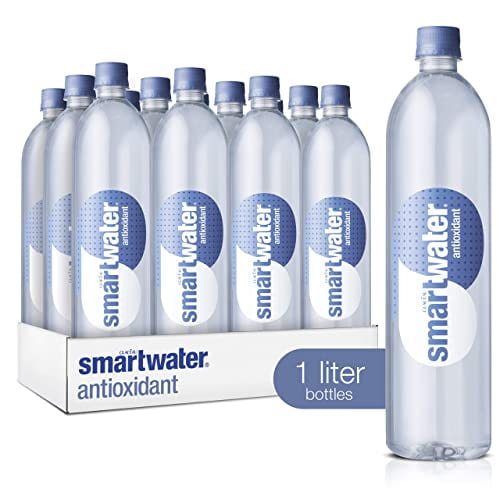 Glaceau Smart Water, Vapour Distilled Water with electrolytes 12 x 1 litre