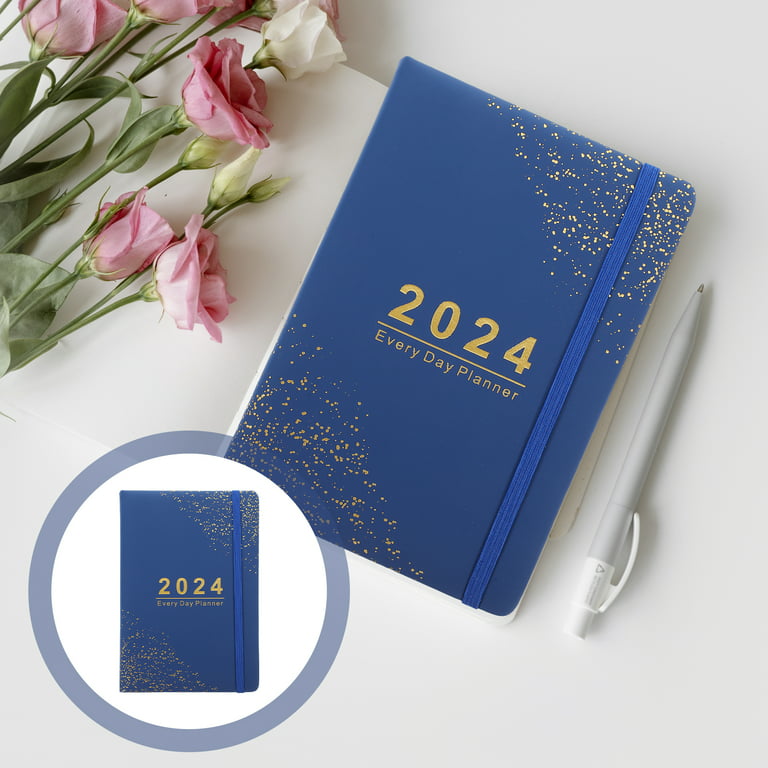 3 Pack 2024 Agenda Book Paper Notebook Journaling Notebooks Pads The Travel  Work