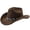 Coffee, variant on Western Style Cowboy Hat for Outdoor Adventure and Travel with Rolled Brim for Country Everyday Wear Classic Western Keep Your Fashion Ahead