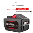 thumbnail image 2 of Batería de repuesto de 15 Ah para Milwaukee M18 18 V VOLT1799, 2 of 6
