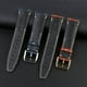 thumbnail image 4 of Correa de reloj de piel italiana negra y azul de 20 mm para IWC Pilot Mark Rolex Longines L2 L3 L4 Correa de grano de lichi suave para reloj de hombre, 4 of 5