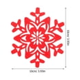 thumbnail image 2 of EeaseCA 1 Set 16 Pcs Christmas Coasters Round Felt Nonslip Heat Insulation Cup Mats, 2 of 7