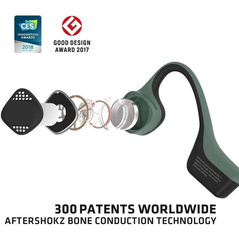 AfterShokz Bluetooth Behind-the-Neck, On-Ear Headphones