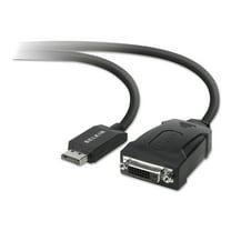 Belkin DisplayPort to DVI Adapter, 9 ft, Black