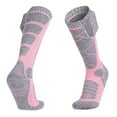 thumbnail image 2 of Calcetines de calefacción eléctrica Calentador de pies de invierno para acampar en la nieve Senderismo Esquí Rosa Barbie Nuevos Originales, 2 of 8