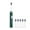 Green, variant on Wovilon Toothbrush With Data Cable 6 Brush Heads 5 Cleaning Modes Smart Toothbrush Faster Charging