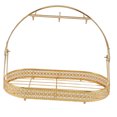 thumbnail image 2 of Mug Holder Stand Iron, Coffee Cups Rack Dishes Organizer With 6 Hooks, Mug Drainer For Counter Cabinet Table Kitchen Office, 2 of 8