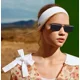thumbnail image 3 of MIU MIU SOCIETE SMU59T KJT-2K1 SILVER BLUE GLITTER SQUARE SUNGLASSES. 58 mm, 3 of 6
