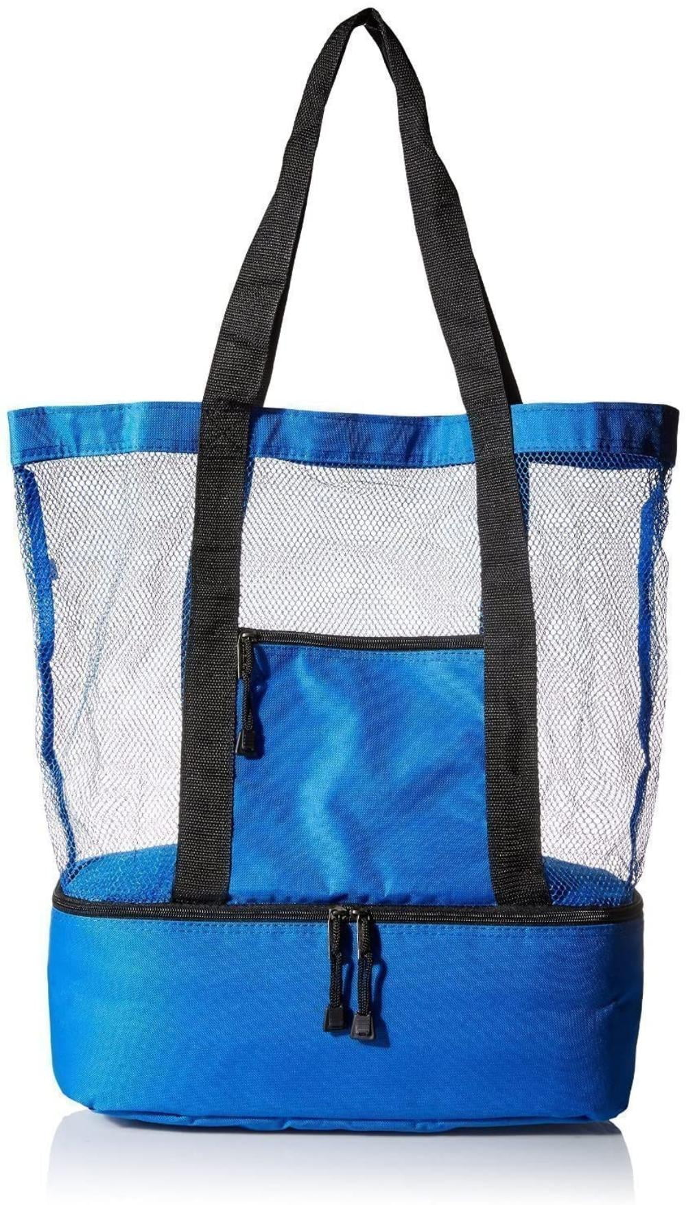 SDI Beach Picnic 12 Can Cooler Tote Bag - Blue, Made of 600d polyester ...