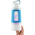 thumbnail image 2 of Fruit Infuser Water Bottle by Fruition - Instant Infusion Basket for Fruit and Tea - Durable, Leak Proof, 20oz Capacity, BPA Free - Blue, 2 of 5
