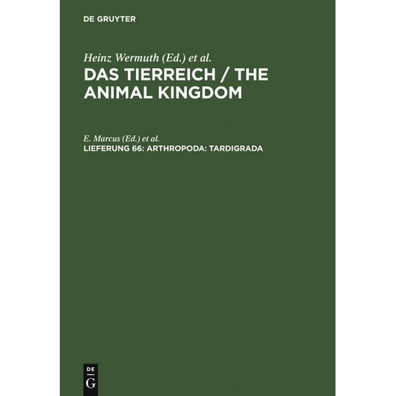 Arthropoda: Tardigrada, (Hardcover)