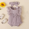 thumbnail image 3 of Usaibhir Newborn Infant Baby Girl Clothes Rompers Summer Jumpsuits Sleeveless Romper Infant Baby Clothes Girl 0-18M, 3 of 8