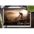 thumbnail image 3 of Oregon Coast, Mountain Biker at Sunset (9x12 Wall Art Print, Home Decor), 3 of 3