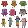 thumbnail image 2 of Children's Math Enlightenment Animation Numberblocks Math Building Blocks Plush Toy Dolls, 2 of 5