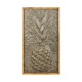 thumbnail image 1 of Imax 17355 Takis Pineapple Metal Wall Decor, Brown, 1 of 1
