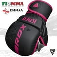 thumbnail image 3 of RDX MMA Boxing Grappling Gloves Muay Thai Sparring Kickboxing KARA Matte Pink, L/XL, 3 of 6